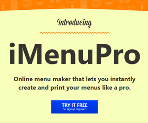 iMenuPro - Restaurant Menu Maker