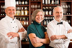 Maanger, chef, bartender