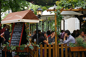 restaurant patio