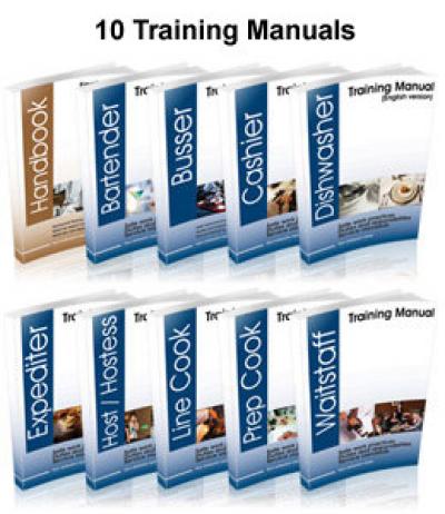 10 Training Manuals - Restaurant Management for Restaurant Owners