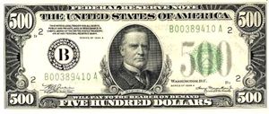 $500 bill