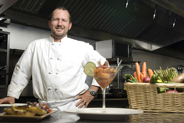 chef in kitchen