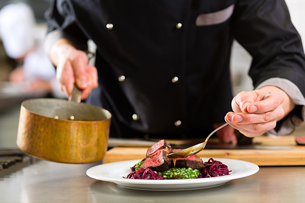 chef plating