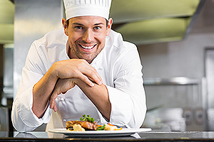 Chef in Kitchen