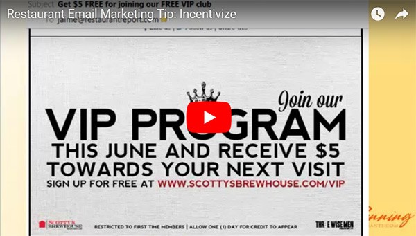 email incentives