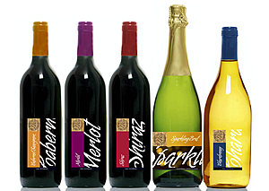 wine bottles