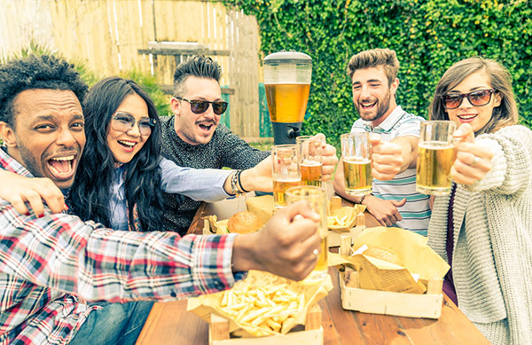 Beer on Patio