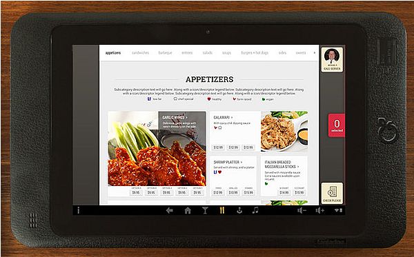 restaurant tablet