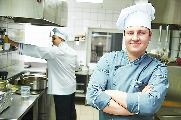 chefs in kitchen